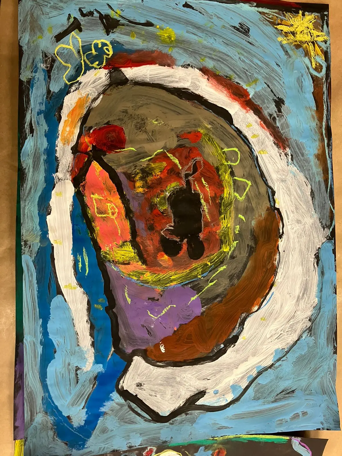 Children bringing storybook characters to life through hands-on creative work